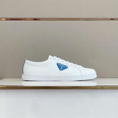 PRADA BRUSHED LEATHER SNEAKERS - New York Other