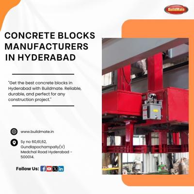 Concrete Blocks Manufacturers in Hyderabad | 7675989961 | Buildmate