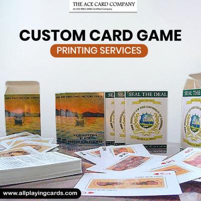 Custom Card Game Printing Services