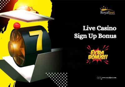 RoyalJeet: Get Your Live Casino Sign Up Bonus