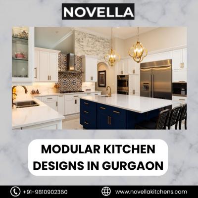 Beautiful Modular Kitchen Designs in Gurgaon by Novella Kitchens