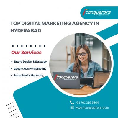 Top Digital Marketing Agency in Hyderabad | iConquerors | +91 701 319 6804