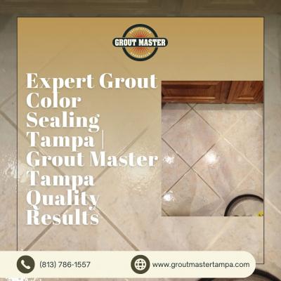 Expert Grout Color Sealing Tampa | Grout Master Tampa Quality Results