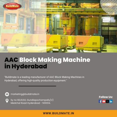 AAC Block Making Machine in Hyderabad | 7675989961 | Buildmate