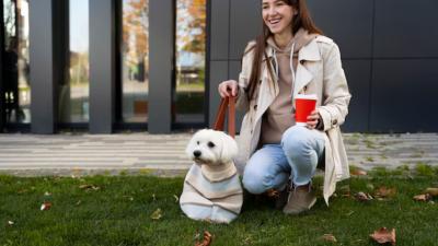 Cute Dog Poop Bag Holder