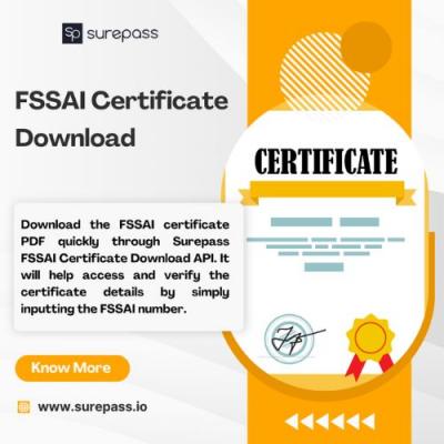 How to Download FSSAI Certificate Online