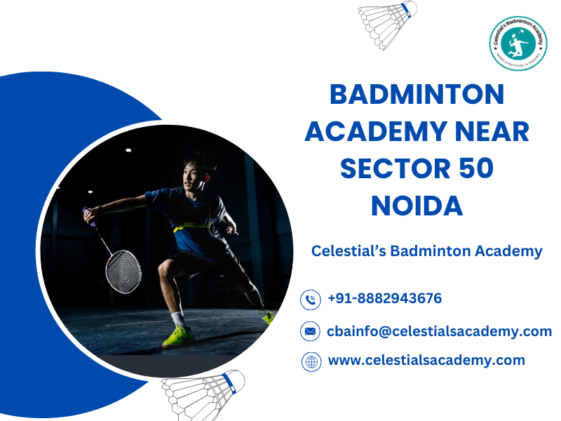 Badminton academy near sec 50 noida