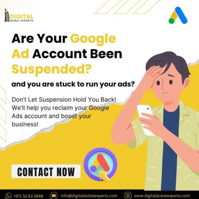 Is Your Google Ads Account Been Suspended