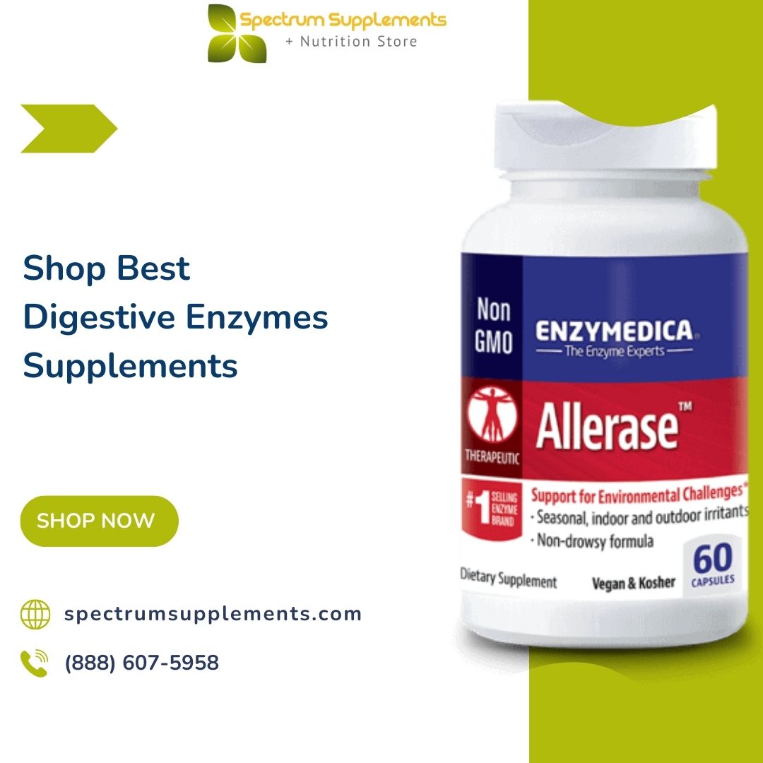 Shop Best Digestive Enzymes Supplements at Spectrum Supplements