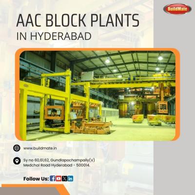 AAC Block Plants in Hyderabad | 7675989961 | Buildmate