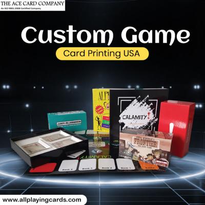 Custom Game Card Printing USA