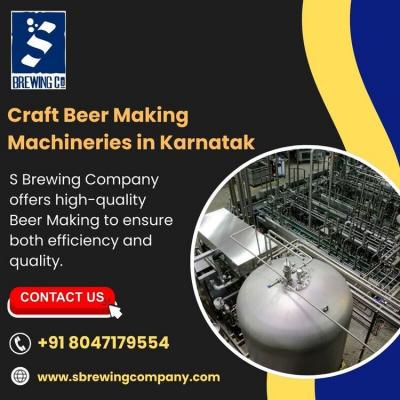 Craft Beer Making Machineries in Karnataka | Best Brewing Equipment Supplier in Bangalore