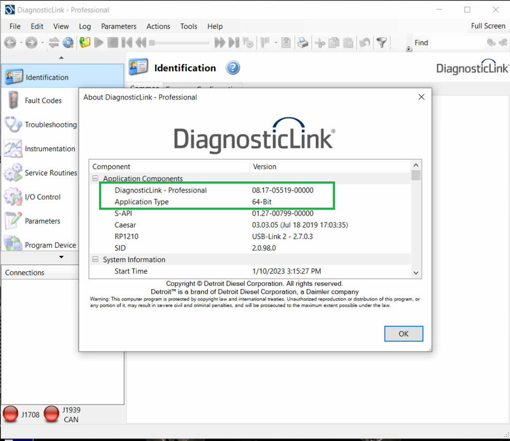 Detroit Diesel Diagnostic Link  - New York Other