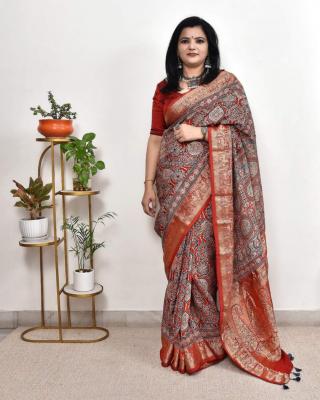 Ajrakh Silk Sarees Online - Other Clothing