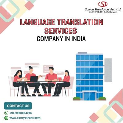 Best Language Translation Services Company in India