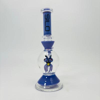 SILO -Kitty Cat Water Pipe with Banger |SILO136 - Blue