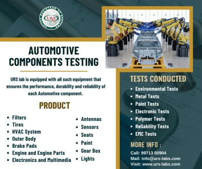 Top Automotive Component Testing Labs in Manesar