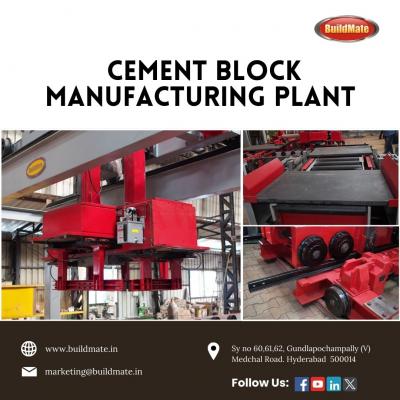 Cement Block Manufacturing Plant in Hyderabad | 7675989961 | Buildmate