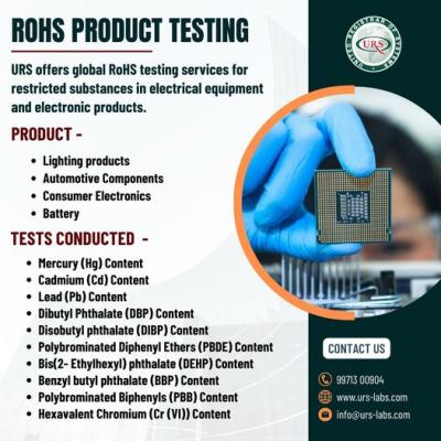 ROHS Compliance Testing Laboratory in Chennai