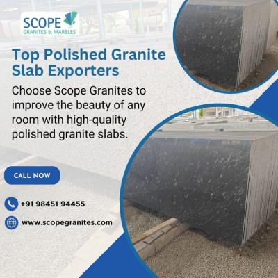 Top Polished Granite Slab Exporters in Bangalore | Scope Granites