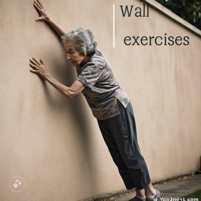 Wall exercises elderly