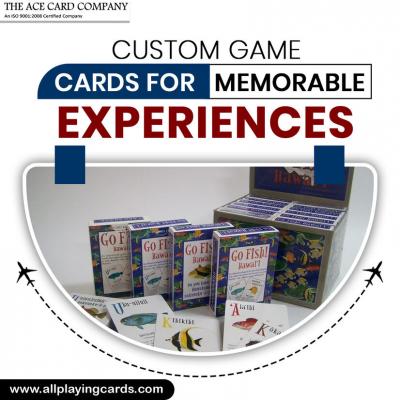 Custom Game Cards for Memorable Experiences