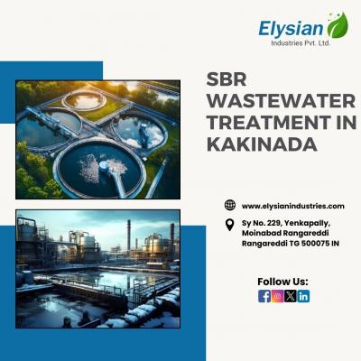 SBR Wastewater Treatment in Kakinada | 9100122822 | Elysian industries