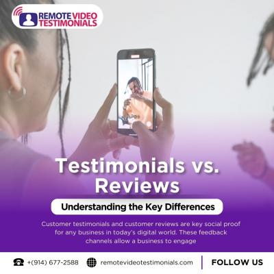 Testimonial vs Review | Remote Video Testimonial - New York Other