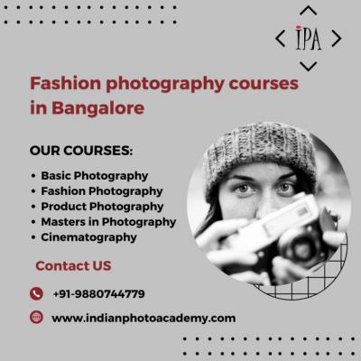 Fashion photography courses in Bangalore