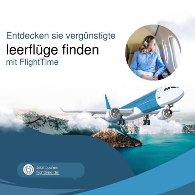 Entdecken Sie vergünstigte leerflüge finden mit FlightTime