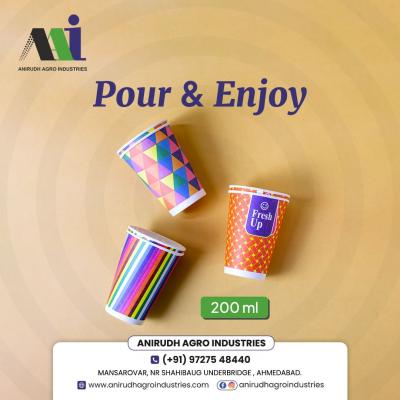 200ml paper cup | Anirudh Agro Industries - Ahmedabad Other