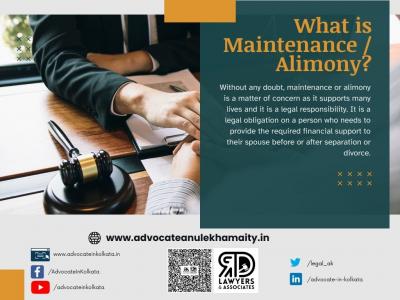 What is Maintenance / Alimony? - Kolkata Lawyer