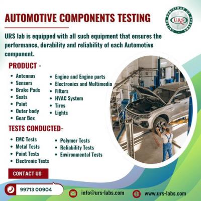 Reliable Automotive Testing Labs in Manesar - Other Other