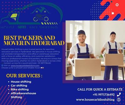 Best Packers and Movers in Hyderabad - House Car Bike Shifting