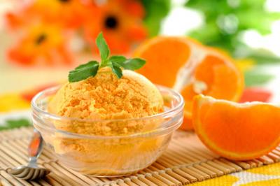 Orange Ice Cream recipe