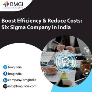 Boost Efficiency & Reduce Costs: Six Sigma Company in India