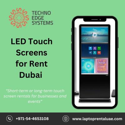 Top Providers for LED Touch Screen Rentals in Dubai