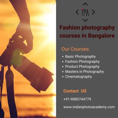 fashion photography courses in Bangalore