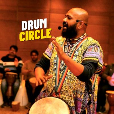 Drum Circle activity  - Chandigarh Events, Photography