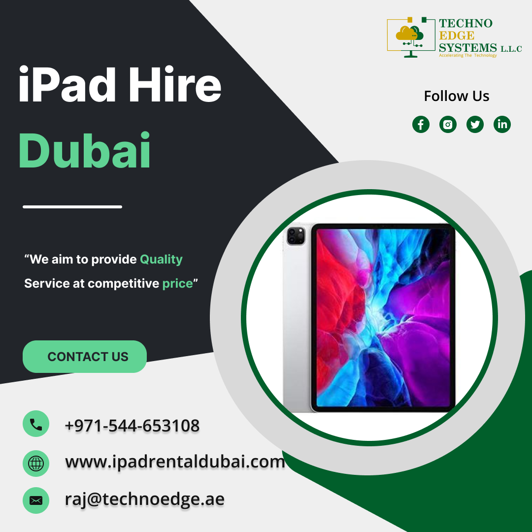 Affordable iPad Air Rental for Events in UAE