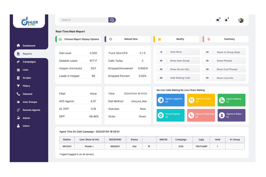 Smart Call Center Dialer & Vicidial Software _KingAsterisk.!