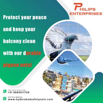 Enhance Your Safety with Pigeon Nets for Balcony by Philips Enterprises