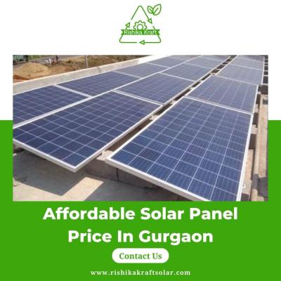 Affordable Solar Panel Price in Gurgaon - Rishika Kraft Solar