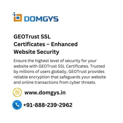 GEOTrust SSL Certificates – Enhanced Website Security - Delhi Other