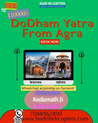 Do Dham Yatra by Helicopter From Agra