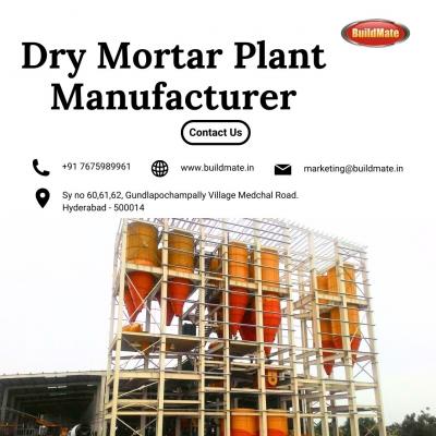 Dry Mortar Plant Manufacturer | +91 76759 89961 | Buildmate