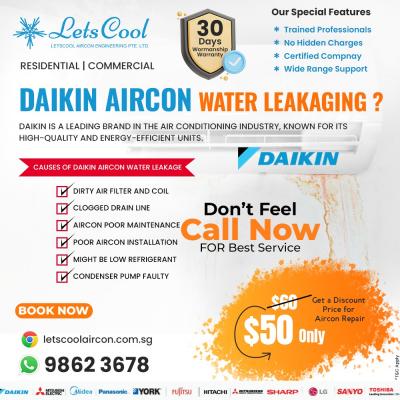 Daikin Aircon Water Leakage - Singapore Region Other