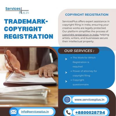 Copyright Filing and Registration in India | ServicesPlus