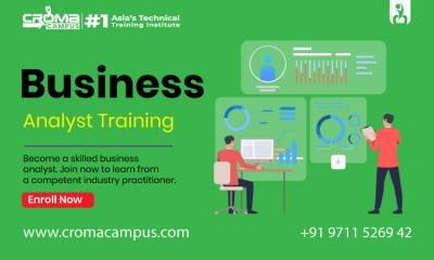 Best Business Analyst Training Provided By Croma Campus