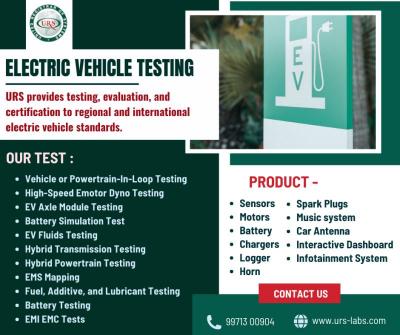 Electric Vehicle Testing Labs services in Noida